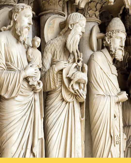 Detail from Chartres Cathedral Detail from Chartres Cathedral