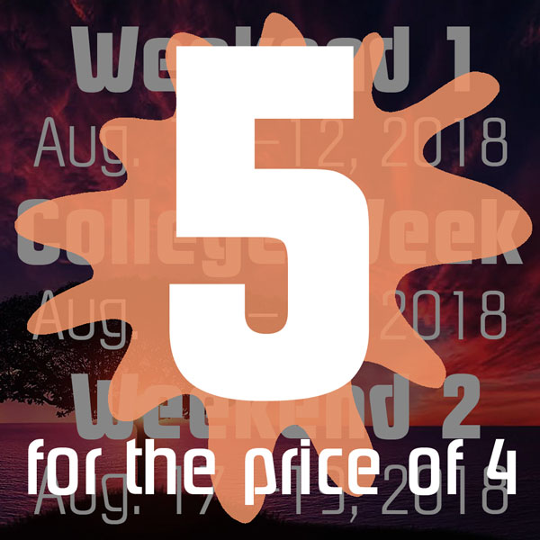 5 Full Conference Packages for the Price of 4